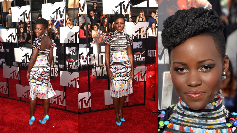 Illustration for article titled Hideous Dresses and Cool Shoes at the MTV Movie Awards